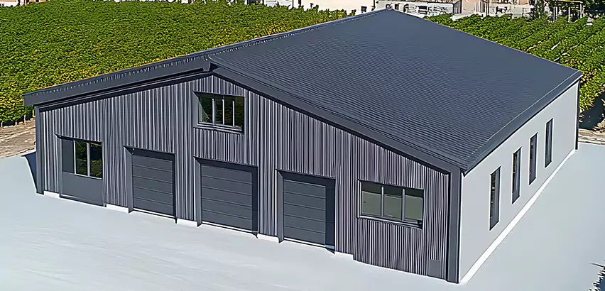 Corrugated Garage Roof Repair in Bellevue