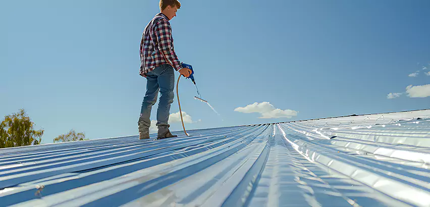 EPDM Roofing Installation Drip Edge in Bellevue