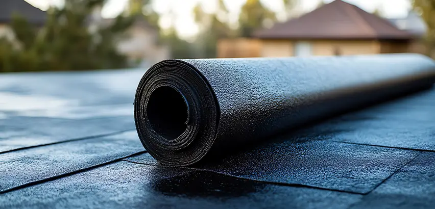 Rubber Flat Roof Replacement in Bellevue