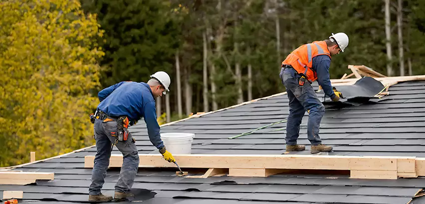 Garage Felt Roof Replacement in Bellevue