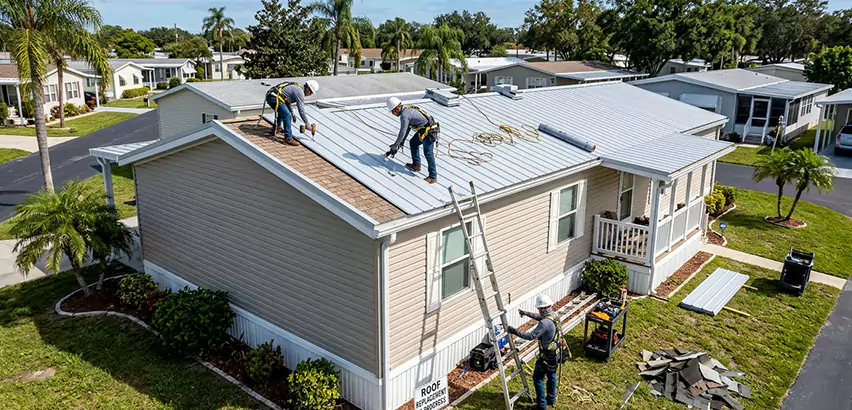 Mobile Home Metal Roof Replacement in Bellevue