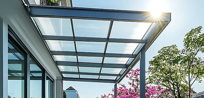 Glass Patio Roof Installation in Bellevue