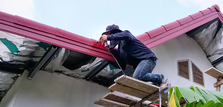 Residential Wind Damage Roof Repair in Bellevue