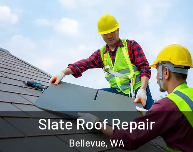  Slate Roof Repair Bellevue, WA